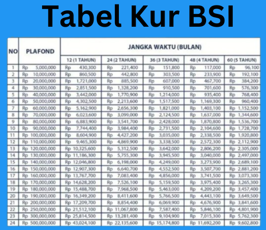 Tips Pinjaman KUR BSI Online