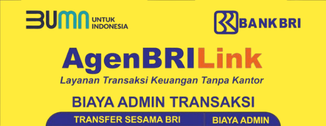 Biaya Transaksi di Agen BRILink